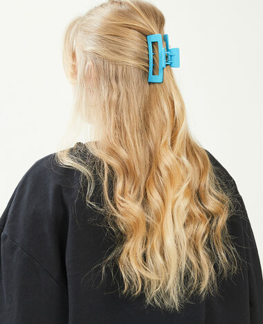 Pince crocodile bleu turquoise - Pimkie