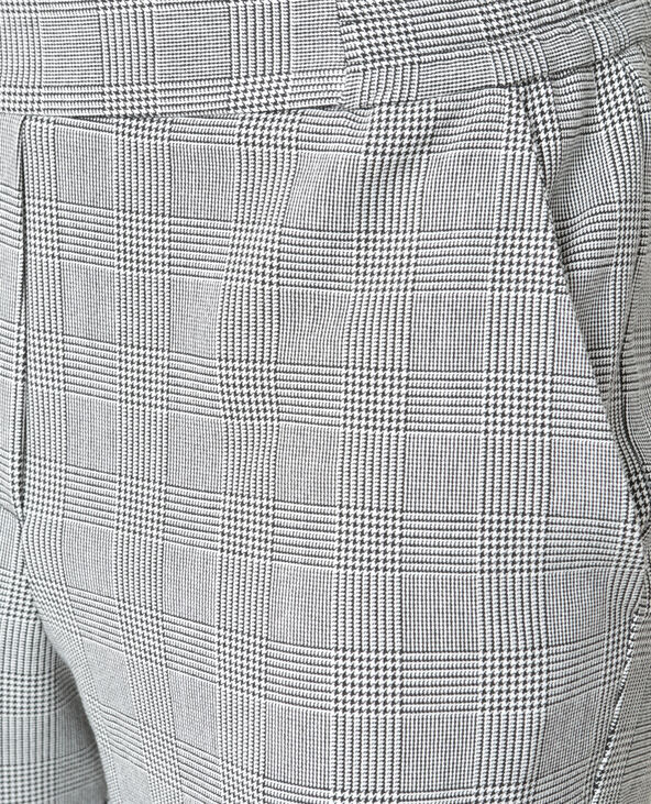 Pantalon city prince de Galles blanc - Pimkie