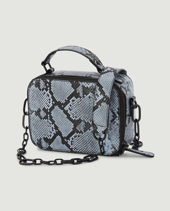 Sac boxy avec bandoulière grosse chaîne bleu électrique - Pimkie