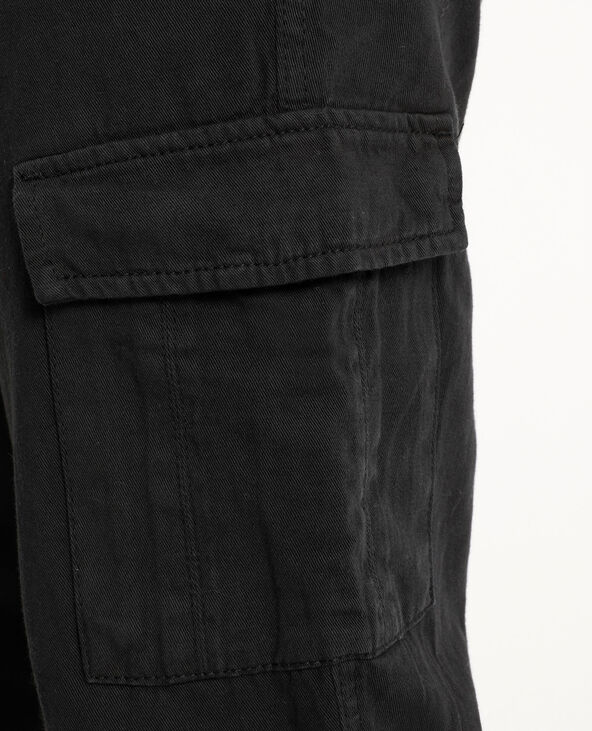 Pantalon cargo noir - Pimkie