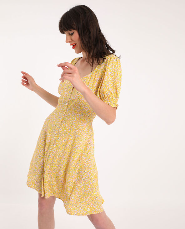 Robe jaune fluide 2025