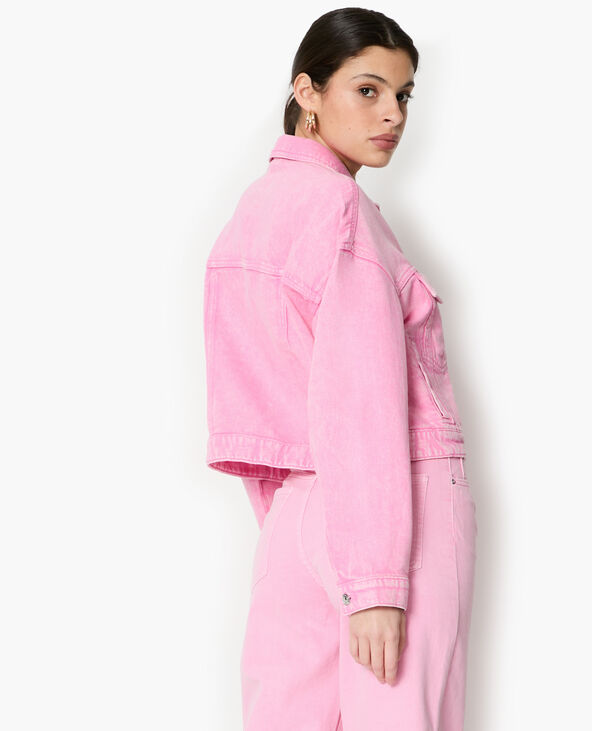 Veste en jean rose - Pimkie