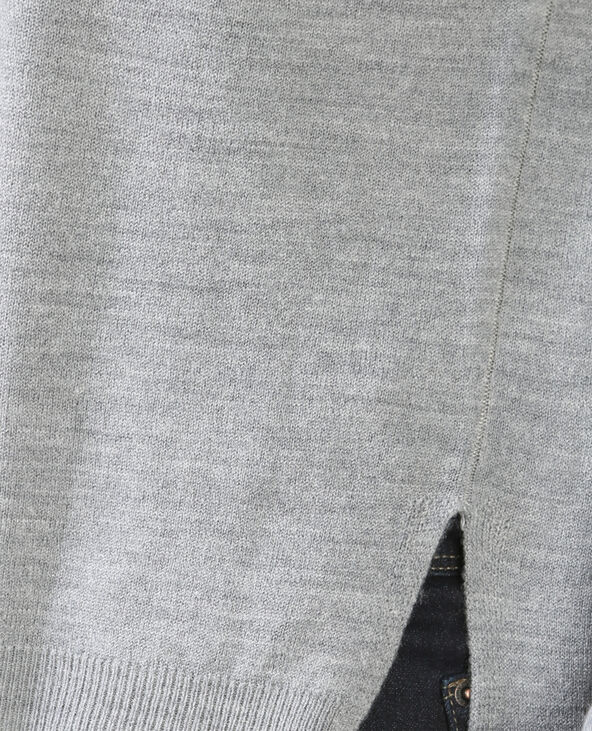 Pull doux gris chiné - Pimkie