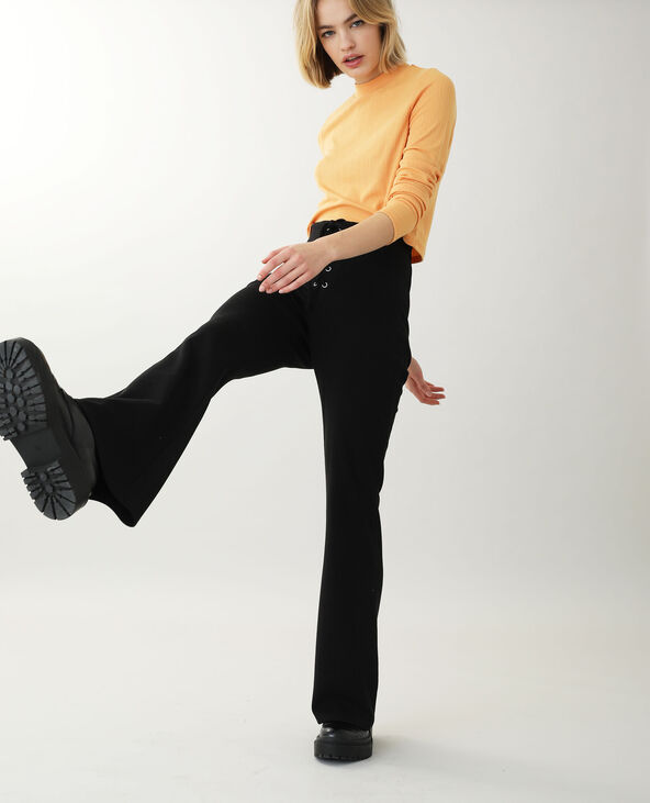 Pantalon en maille noir - Pimkie