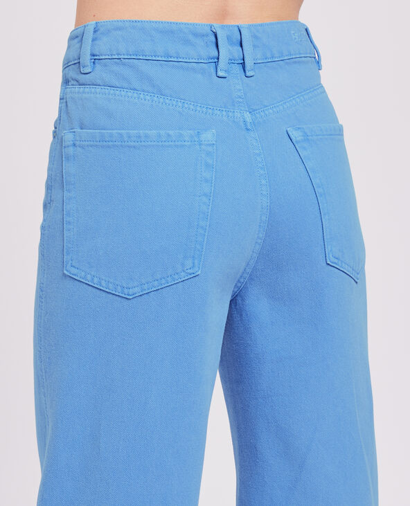 Jean large effet délavé bleu - Pimkie