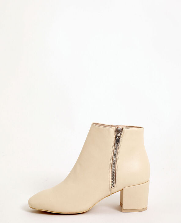 Boots vintage blanc - Pimkie