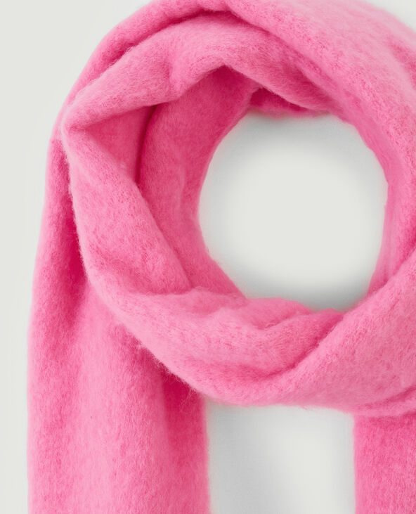 Grande écharpe ultra douce rose fuchsia - Pimkie