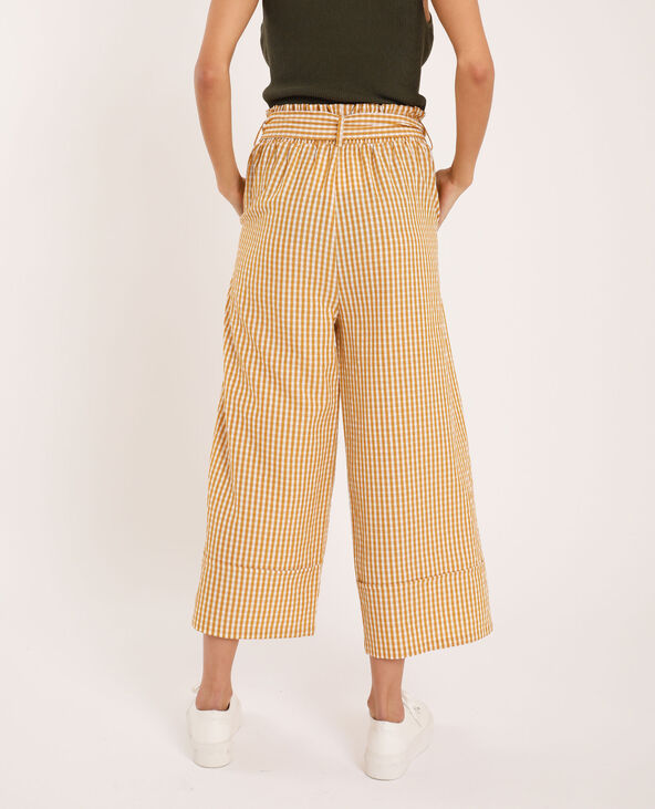 Pantalon large a carreaux Pimkie