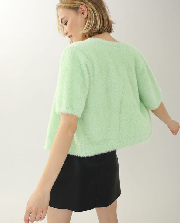 Gilet manches courtes vert clair - Pimkie