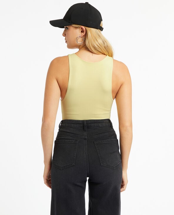 Body sans manches jaune - Pimkie