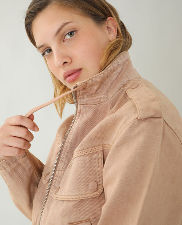 Veste en jean camel - Pimkie