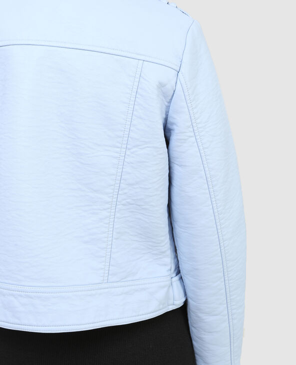 Veste biker bleu - Pimkie