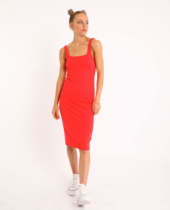 Robe bodycon rouge - Pimkie
