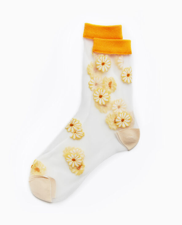 Chaussettes fleurs 2025