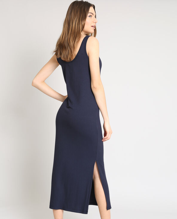 Robe longue moulante noir - Pimkie