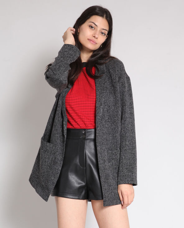 Blazer fluide gris foncé - Pimkie