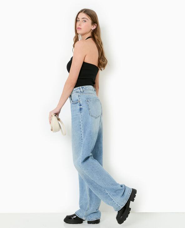 Top dos-nu en maille noir - Pimkie