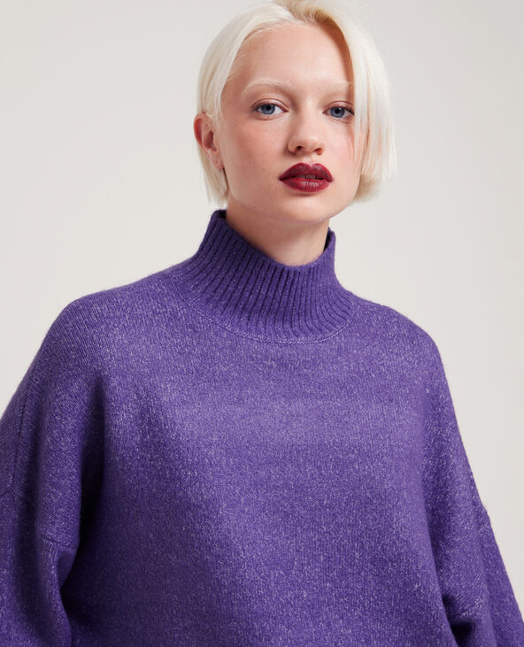 Pull col montant violet - Pimkie