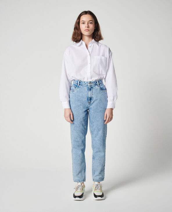 Pantalon taille haute mom outlet