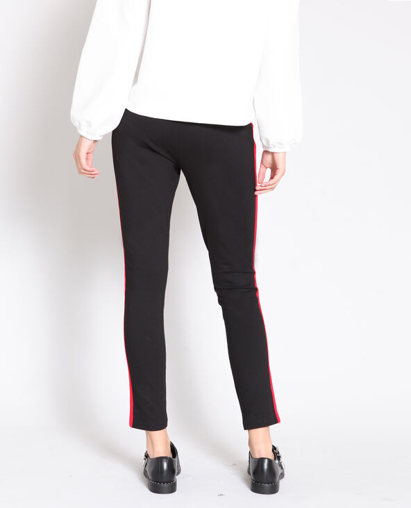Legging à bandes noir - Pimkie