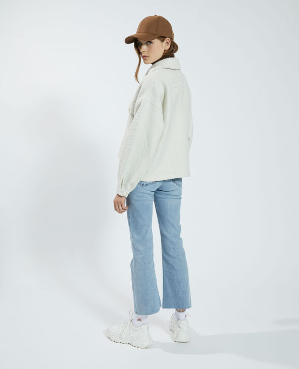 Surchemise en maille blanc - Pimkie