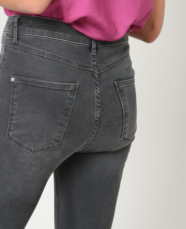Jean skinny taille haute gris foncé - Pimkie
