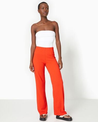 Pantalon city souple femme Pantalon fluide droit pour femme Pimkie