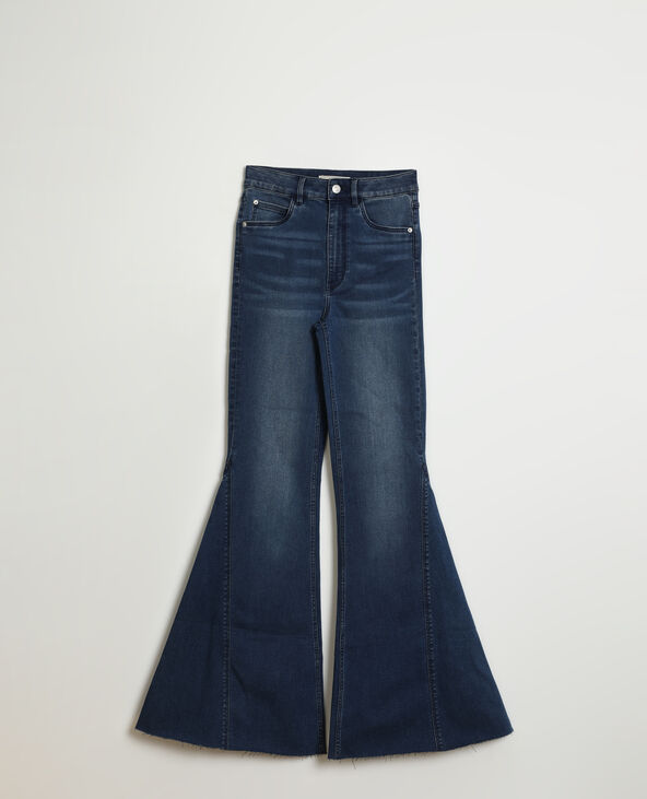 Jean flare high waist bleu marine - Pimkie