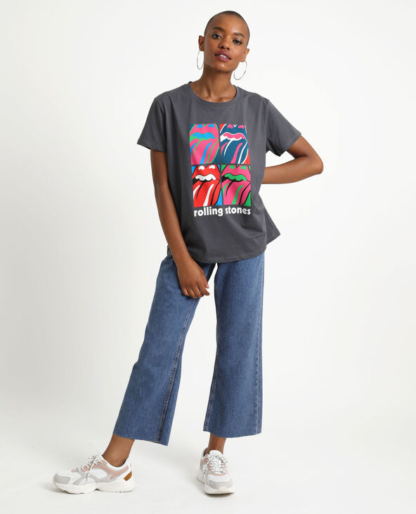 T-shirt The Rolling Stones noir - Pimkie