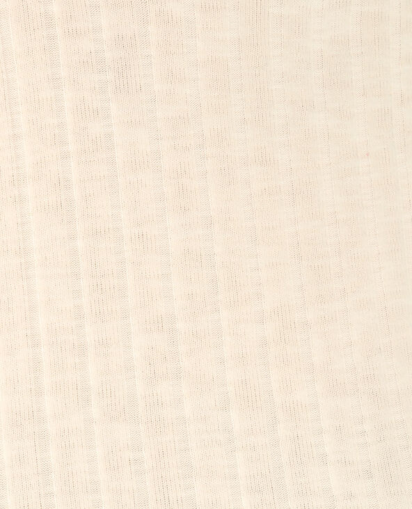 T-shirt encolure croisée blanc - Pimkie