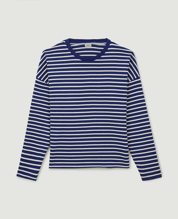 Marinière manches longues bleu marine - Pimkie