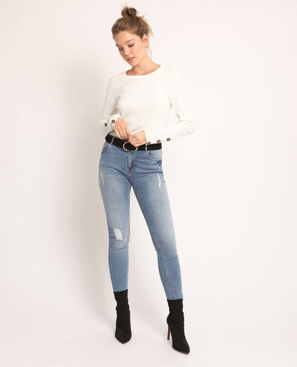 Pull fin blanc - Pimkie