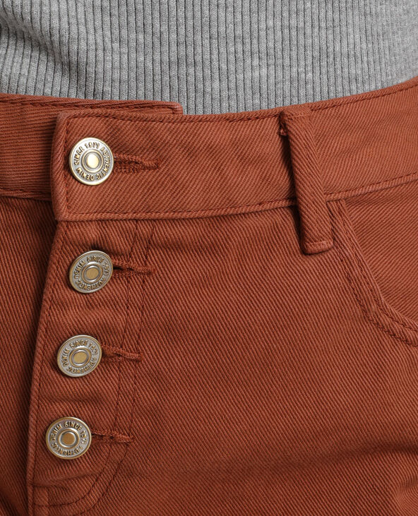 Short en jean marron - Pimkie