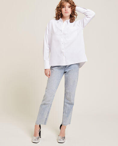 Chemise manches longues blanc - Pimkie