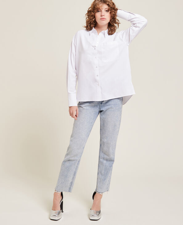 Chemise manches longues blanc - Pimkie