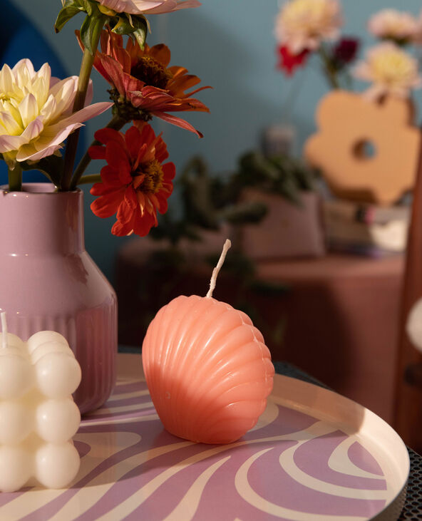 Bougie décorative coquillage rose clair - Pimkie