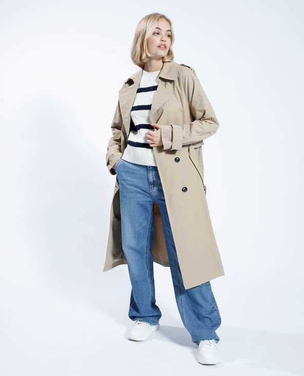 Trench long écru - Pimkie