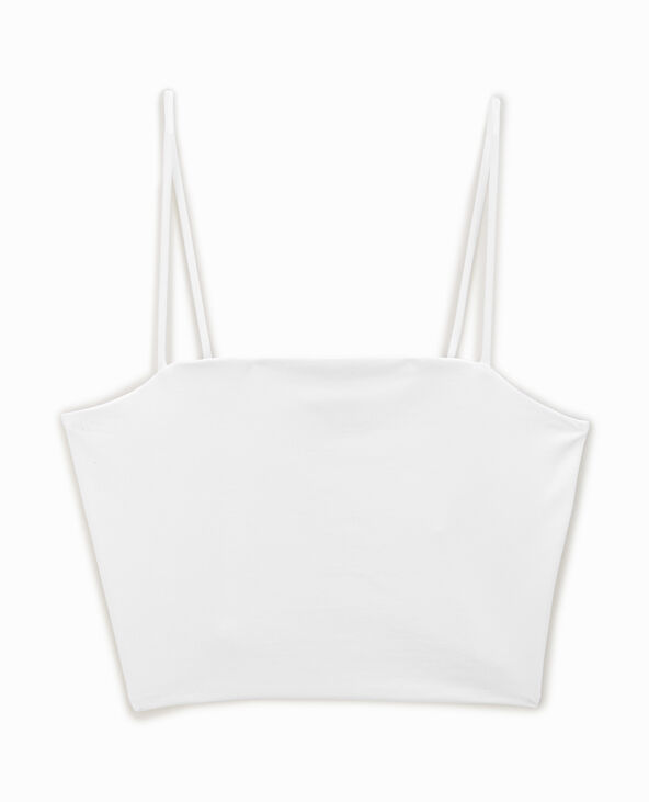 Brassière fines bretelles blanc - Pimkie