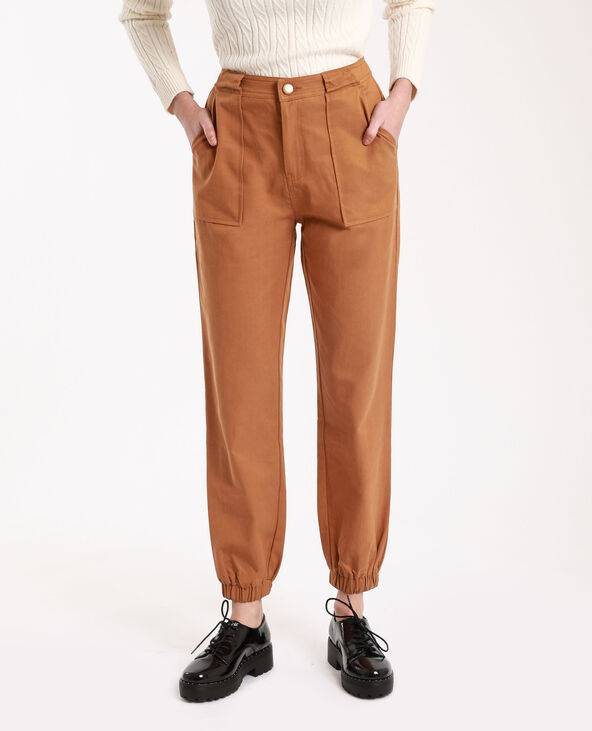 Pantalon cargo camel - Pimkie