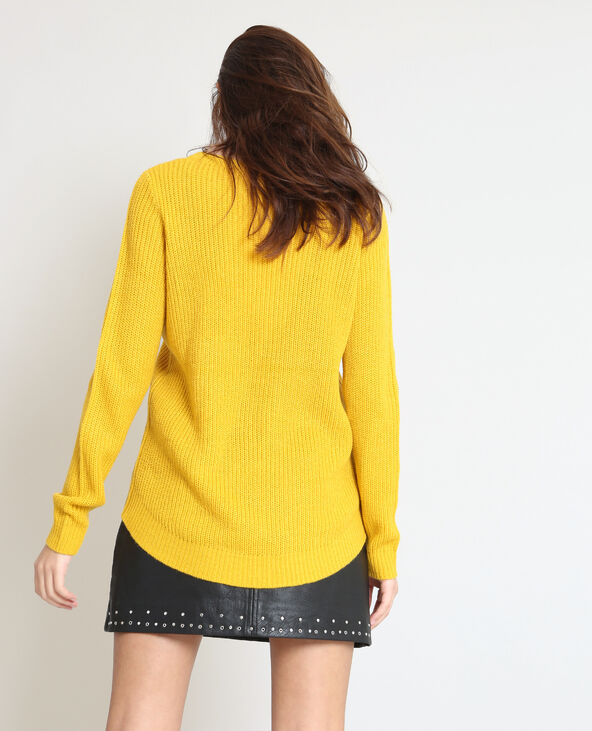 Pull basique jaune ocre - Pimkie