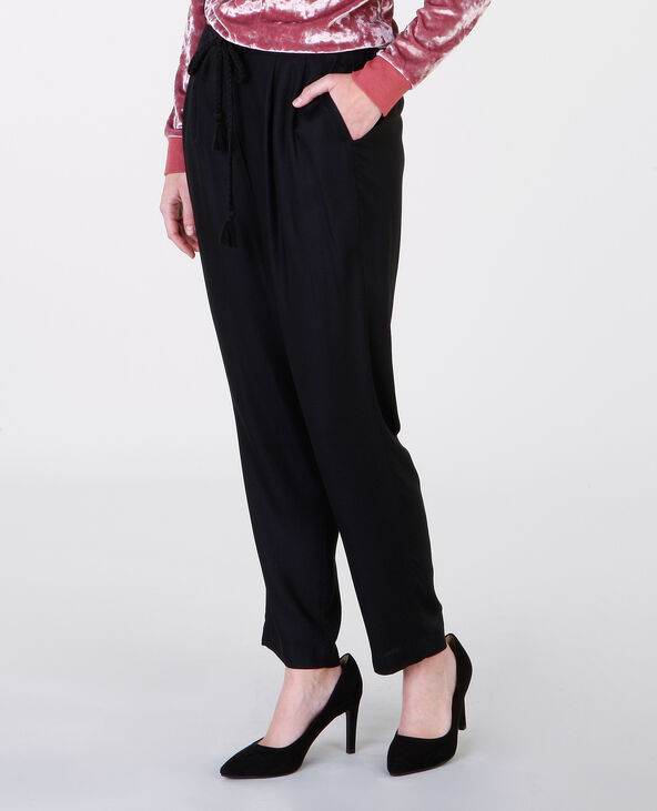 Pantalon fluide noir - Pimkie