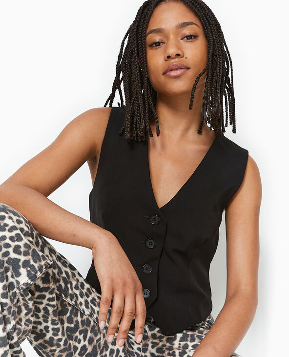 Gilet barman city noir - Pimkie