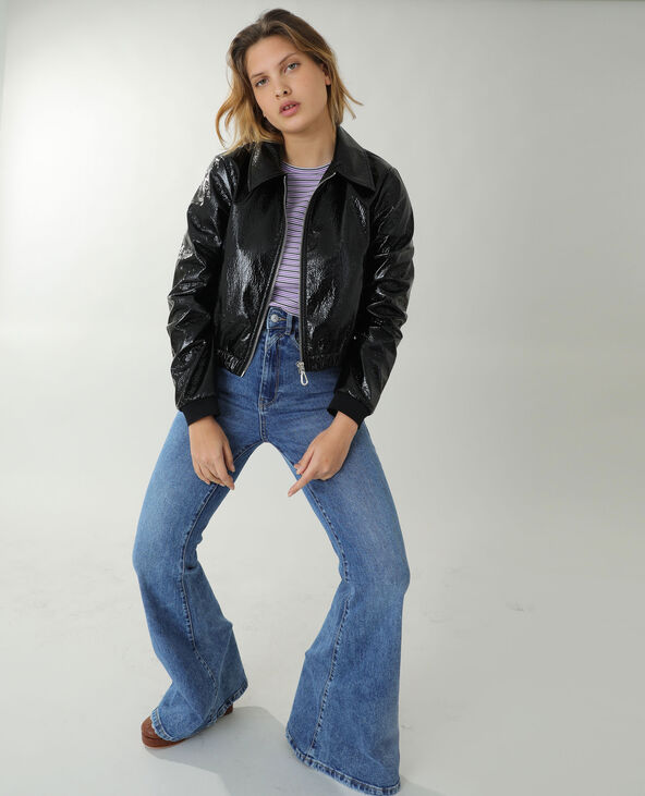 Jean flare high waist bleu - Pimkie