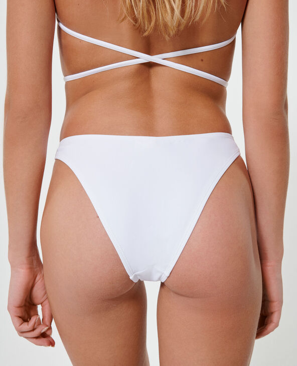 Bas de maillot de bain tanga blanc - Pimkie