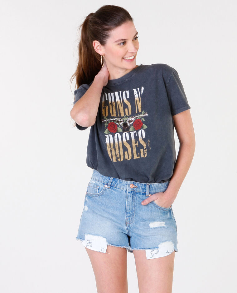 T-shirt Guns N' Roses noir - Pimkie