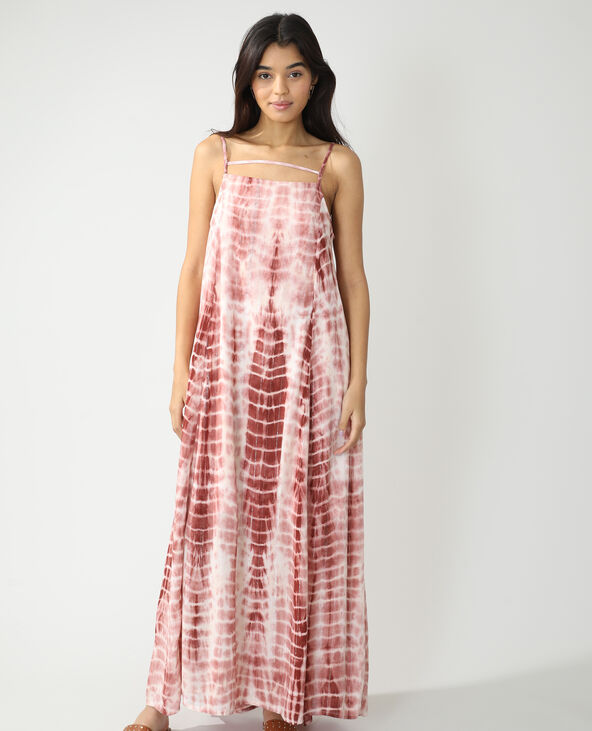 Robe longue tie and dye marron - Pimkie