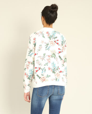 Bomber fleuri écru - Pimkie