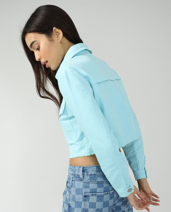 Veste en jean bleu - Pimkie