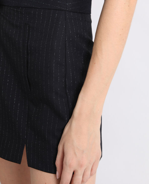 Short à rayures noir - Pimkie