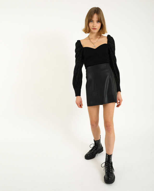 Top corset noir - Pimkie
